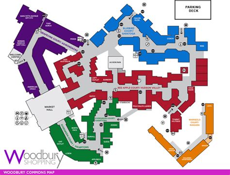 woodbury commons printable map 2022.